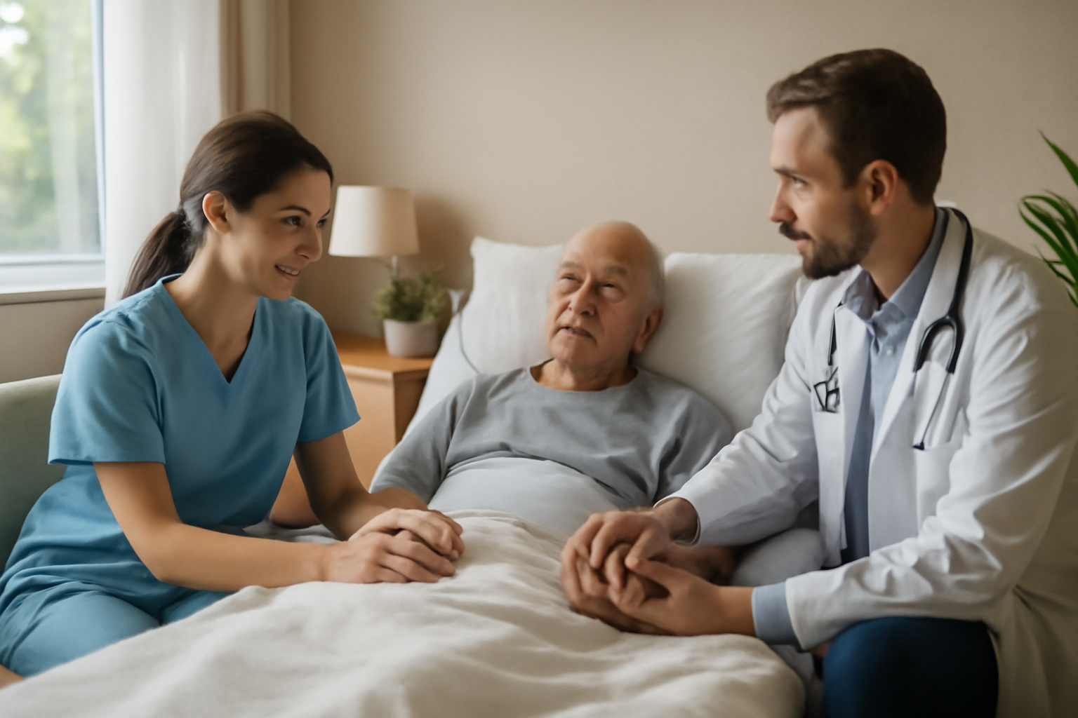 découvrez les soins palliatifs, un espace dédié au confort, à la sérénité et à l’empathie, où chaque patient bénéficie d'une attention personnalisée et d'un accompagnement bienveillant en fin de vie.